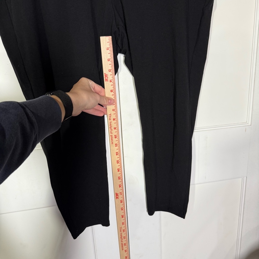 Torrid Full-Length Pocket Ponte Leggings Black Size 4X / 26 Stretch Mid Rise - Picture 7 of 13